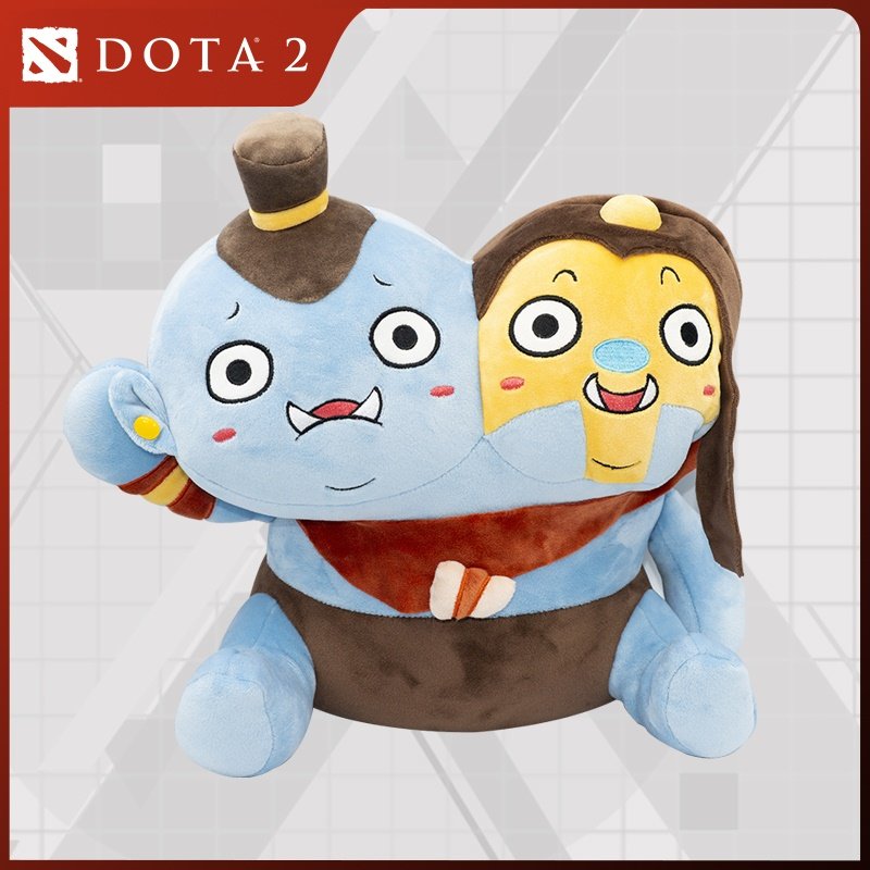 dota2 蓝胖变形颈枕魔法师毛绒公仔抱枕完美世界valve正版周边