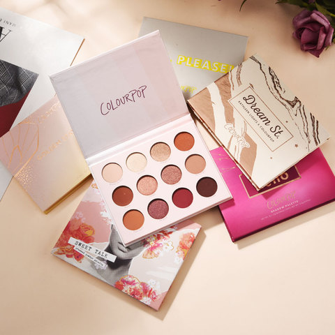 colourpop眼影卡拉泡泡ins超火whatever网红款哑光colorpop眼影盘
