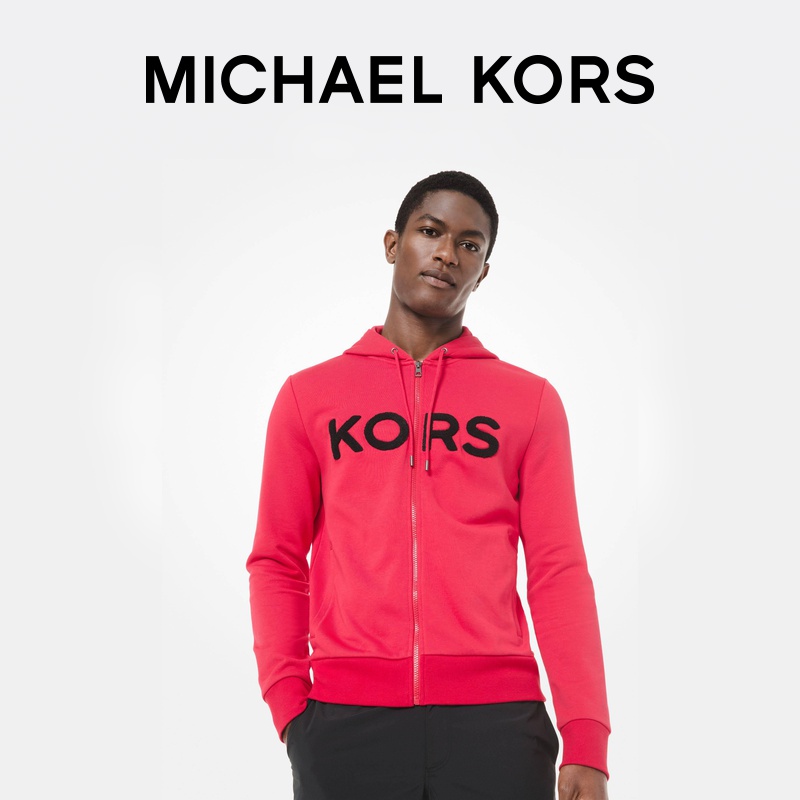MK Terry Logo 装饰撞色连帽外套 MICHAEL KORS 迈克高仕|ruв категории Мужская одежда, костюм, досуг, спортивный костюм - от Buy2taobao.com для оказания профессиональной услуги покупки агента Taobao