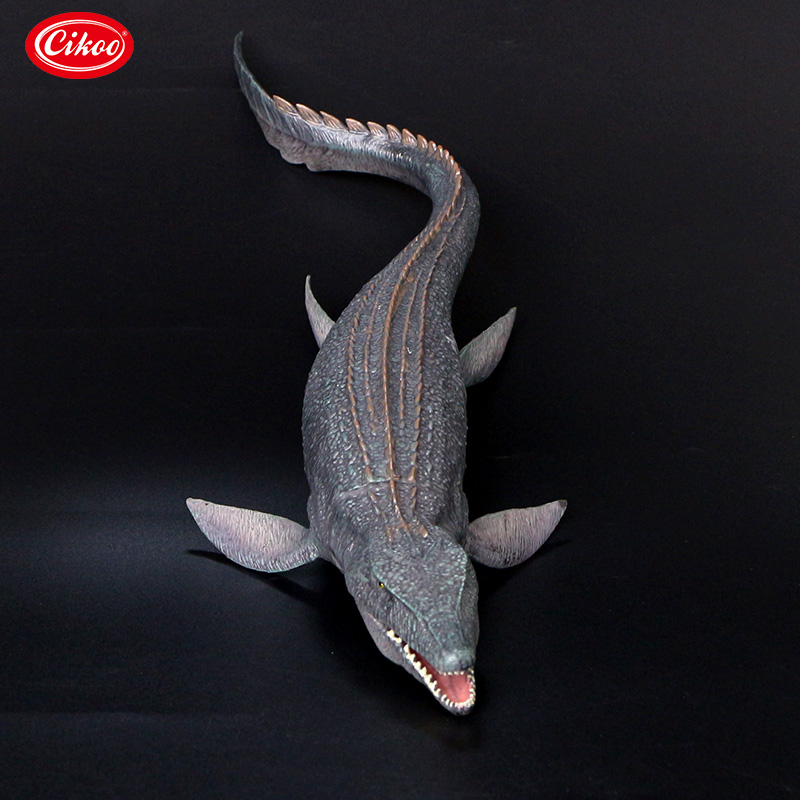 Cikoo斯高侏罗纪恐龙玩具实心沧龙巨齿鲨邓氏鱼仿真动物模型摆件