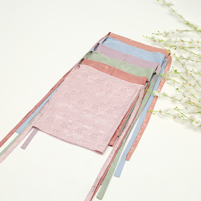 花间意 花朝记汉服原创 6色三角褶一片式宋抹 大宋人物谱系列暗纹