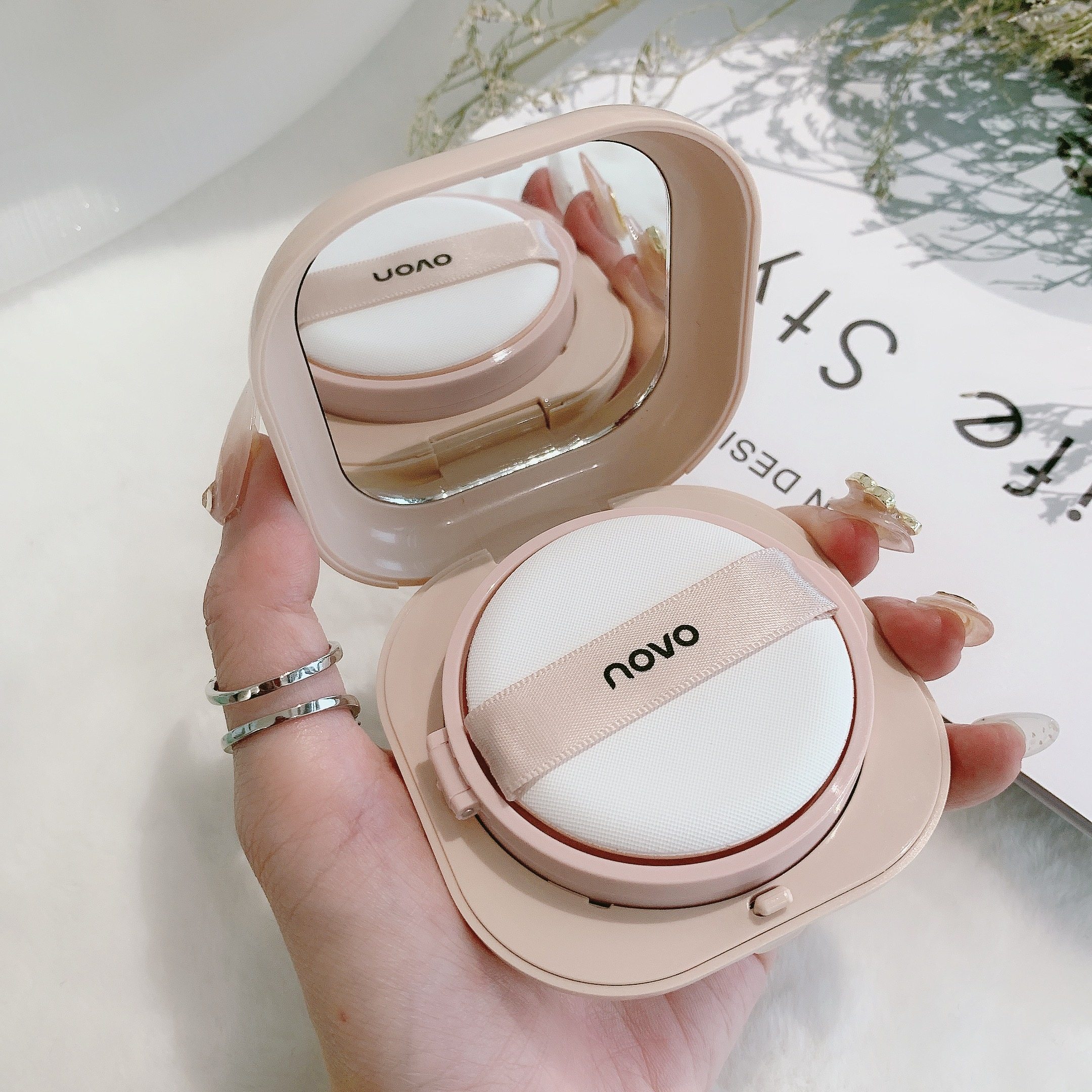 novo气垫bb霜粉底遮瑕控油保湿持久不脱妆不卡粉防水防汗平价裸妆