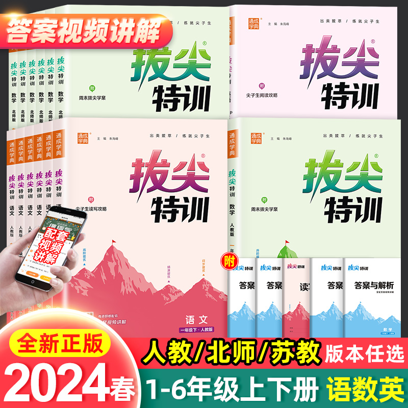 2024春拔尖特训小学一二三四五六