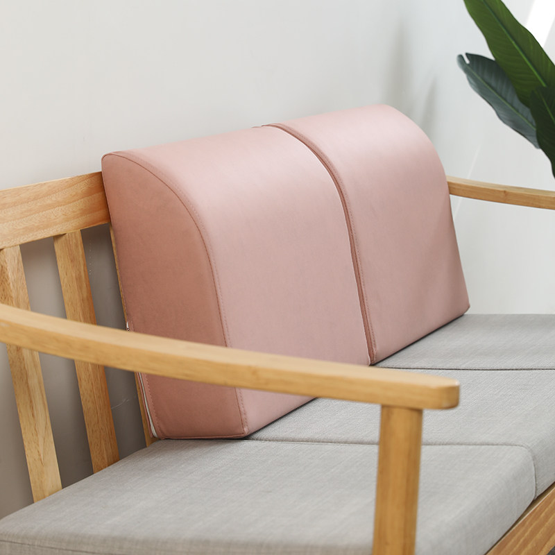 沙发靠垫大靠背垫长方形定制长型定做客厅大号硬厚长条海绵腰靠枕