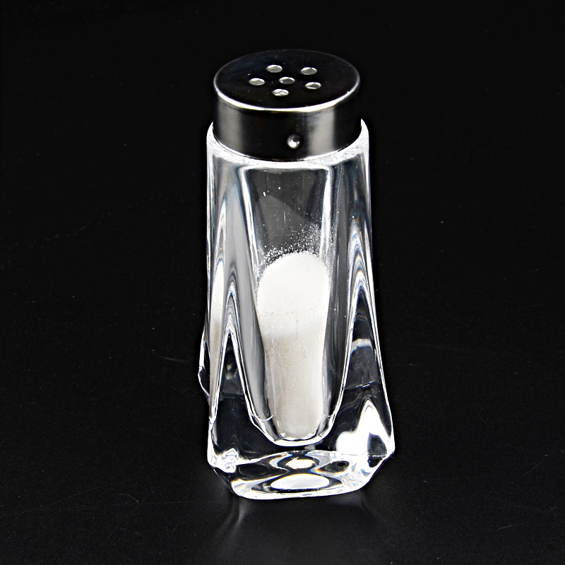 亚克力仿玻璃调料瓶 透明盐罐创意餐桌装胡椒粉辣椒粉调味罐8004