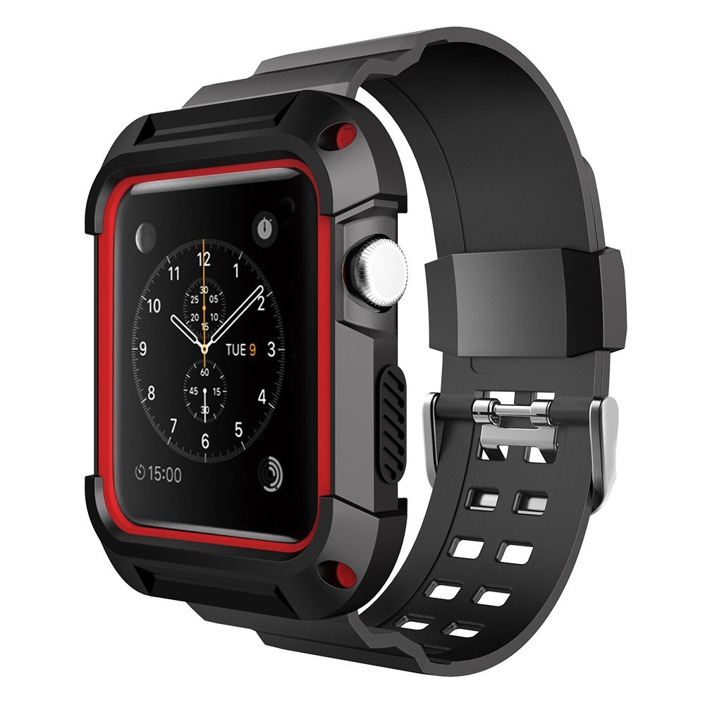 适用苹果手表表带硅胶3代Apple watch表带个性潮 iwatch1/2/3保护壳套 运动型表带男女防水表带38/42mm在类目 智能设备, 智能设备配件, 智能手表手环表带/腕带中 - 来自Buy2taobao.com提供专业的淘宝代购服务