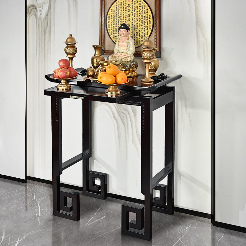 小叶香樟木家用客厅供奉小型供桌