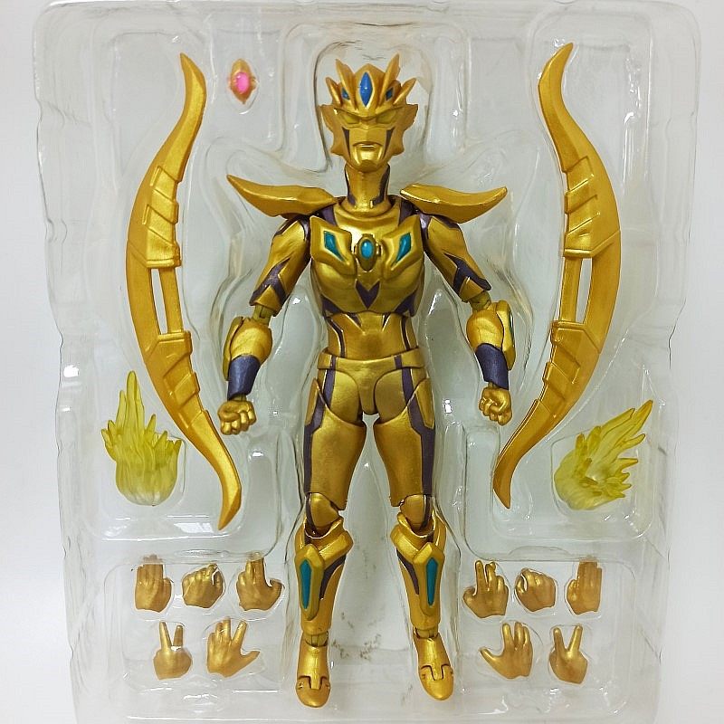 黄金赛罗奥特曼手办的玩具关节超可动系列欧布act摆件赛罗shf形态