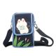 新款kine猫 天使兔小斜挎包原创卡通可爱日系休闲手机包双层拉链