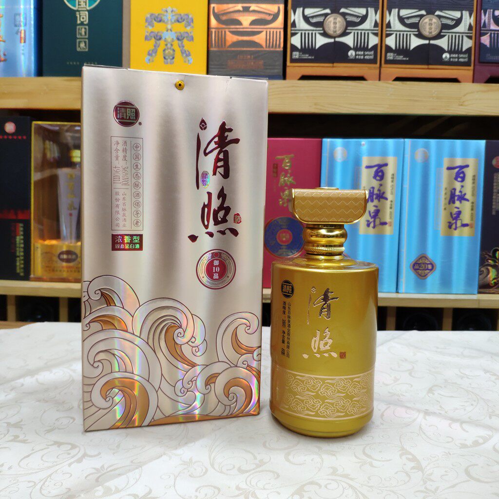 山东济南特产 百脉泉酒36度清照御品10 清照酒白酒浓香特价包邮