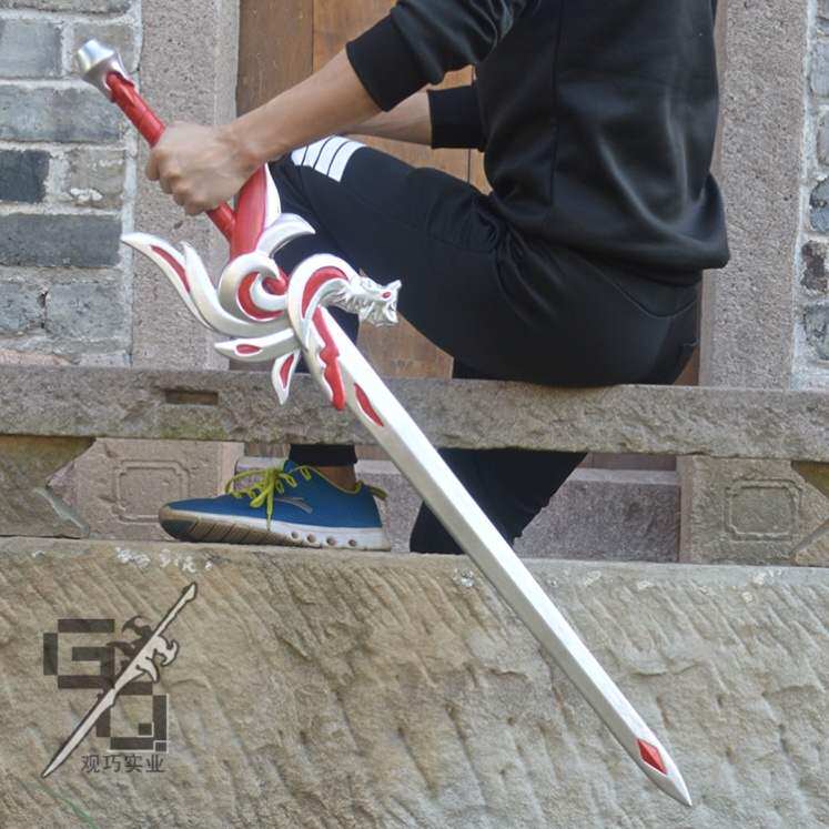 王者凯武器送荣耀模型玩具兵器大号一李白的刀千年之狐凤求凰剑pu