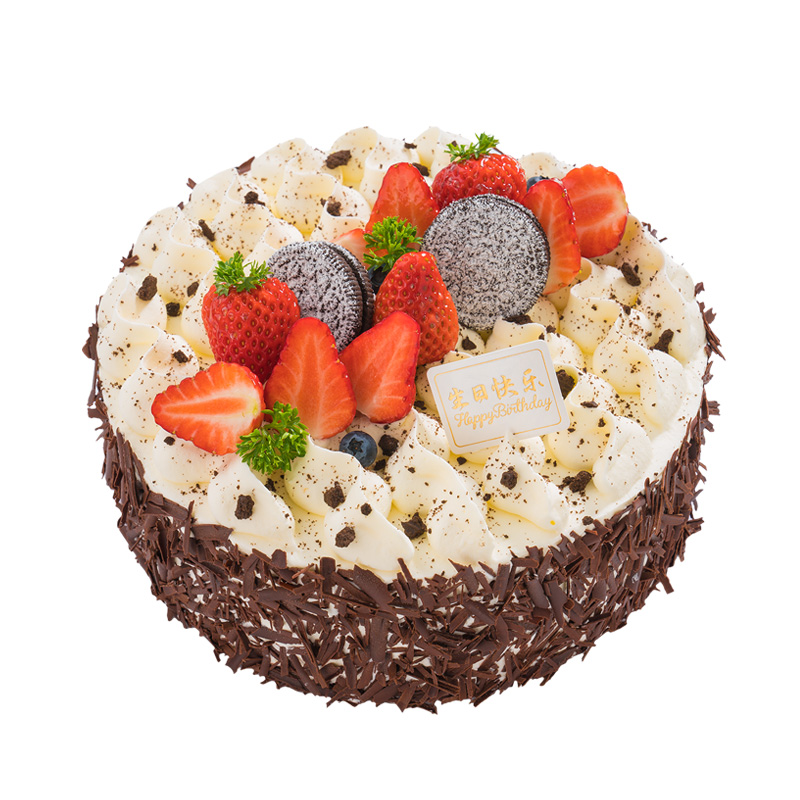 味多美 天然奶油蛋糕聚会约会生日蛋糕 巧克力北京同城 雪域森林