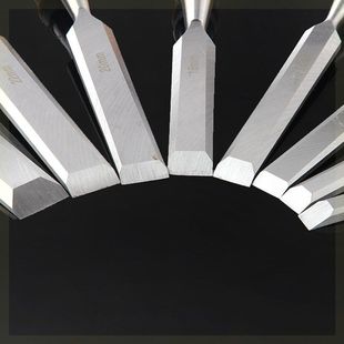 木工凿子套装扁凿可敲实木柄扁铲错子木匠工具开槽钊子木凿.平凿