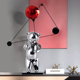 创意客厅气球小熊卡通公仔雕塑摆件样板间儿童房电视柜橱窗装饰品