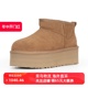 UGG  秋冬女款PLATFORM保暖加厚底迷你短筒雪地靴   1135092