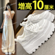 松糕厚底小白鞋女2025新款夏季网面透气小个子内增高轻便休闲板鞋