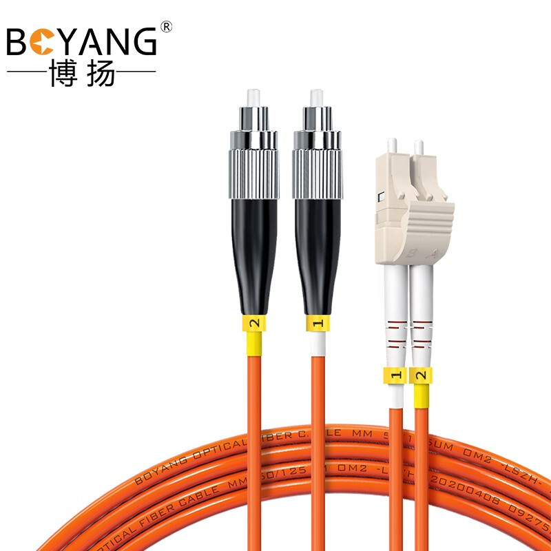 博扬(BOYANG)电信级光纤跳线LC-FC(UPC) 2米 OM2多模双芯双工跳|ruв категории оборудование/инструменты, электрическое управление, кабель, 光纤 - от Buy2taobao.com для оказания профессиональной услуги покупки агента Taobao
