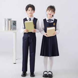 儿童诗歌朗诵演出服中小学生校服大合唱比赛表演服马甲运动会套装