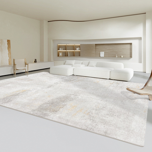 地毯客厅轻奢高级感2024新款免洗可擦沙发家用奶油风地垫防水卧室