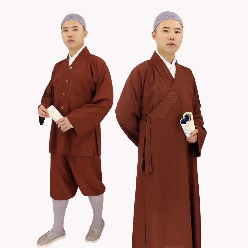 竺云长褂僧服男女出家人通用款僧袍海青居士服长褂大褂夏季款僧衣