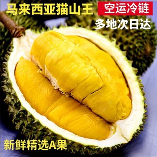 马来西亚进口猫山王榴莲肉新鲜水果液氮冷冻带壳整个送礼顺丰包邮
