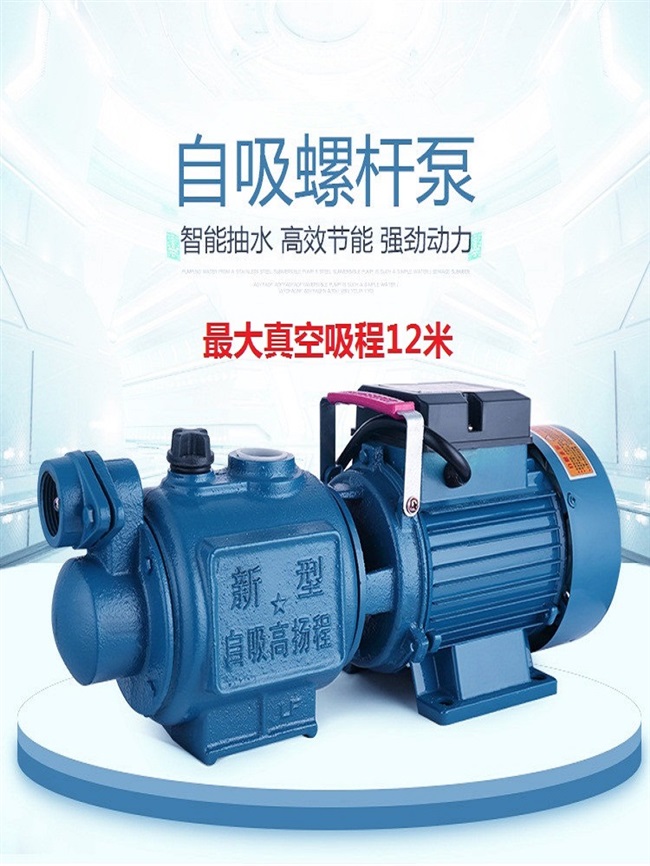 220自动深井泵家用自吸泵v螺杆高压泵抽水机单相水井大吸力小型全