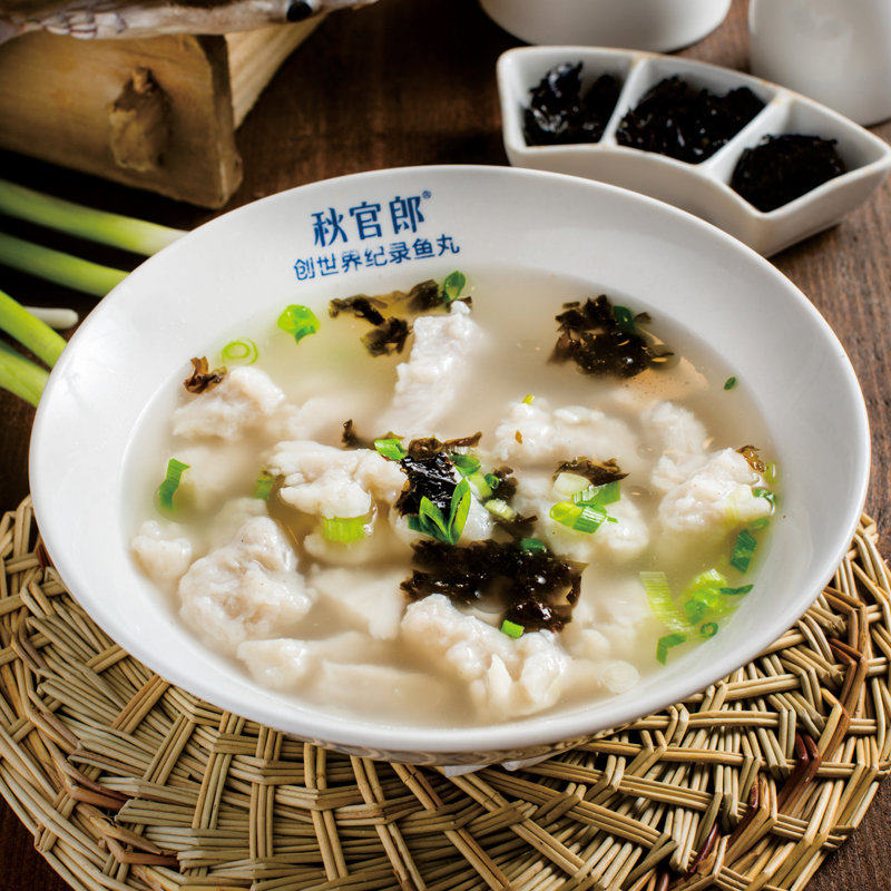 福州秋官郎鲨鱼滑150g福建手工特产关东煮食材手打肉丸子鱼蛋包邮