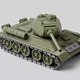 1/48 二战苏联 T34-85坦克创意折叠设计，带你领略别样军事风彩！