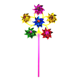 亮片风车地摊庙会摆摊幼儿园小礼品5元以下热卖儿童传统益智玩具