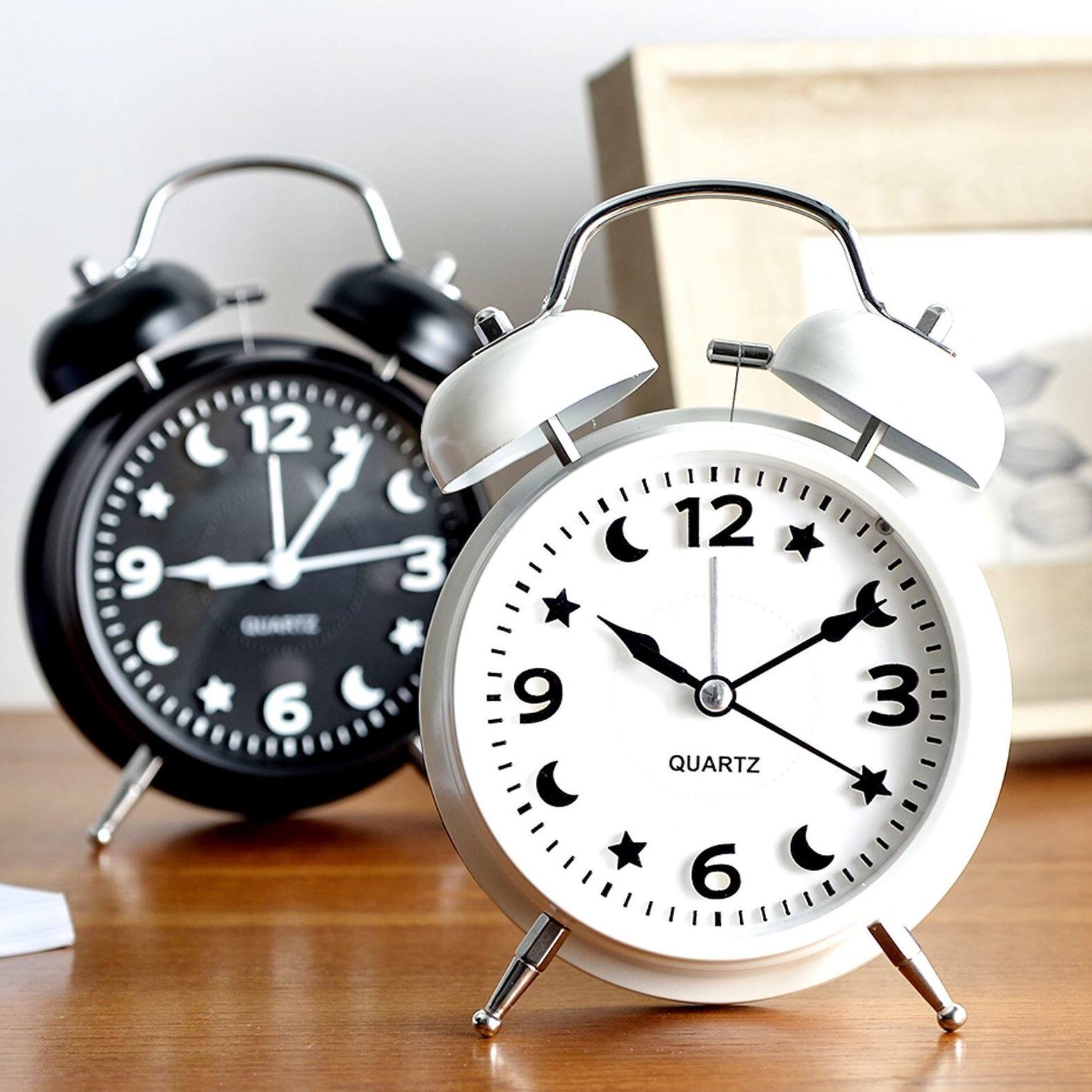 热销闹钟学生床头超大声_懒人超大声音闹钟创意闹表学生夜光灯闹钟走