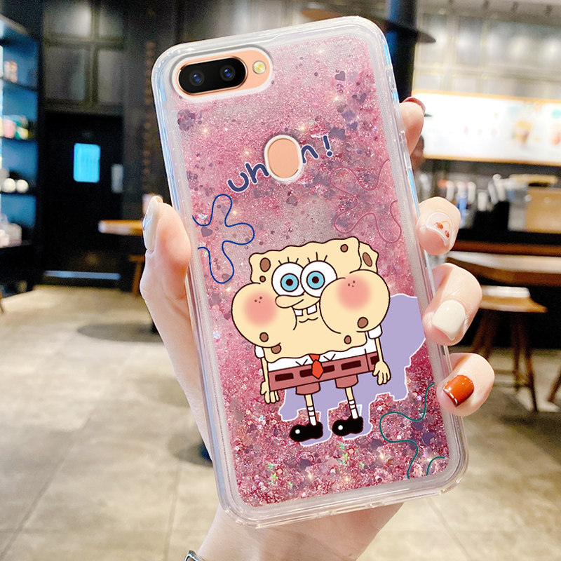 液态流沙卡通可爱适用oppor15手机壳梦境版女潮2021年新款r15x标准版