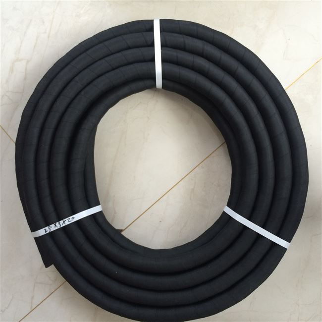 黑色厂家夹布毛面橡胶管高压水管2寸1寸内径32 19 25 38 51mm胶管
