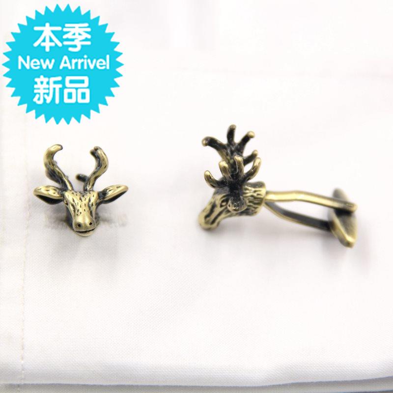 經典聖誕麋鹿造型袖扣青古c銅動物男士商務法式襯衫袖釘送盒在類目 服飾配件/皮帶/帽子/圍巾, 袖釦中 - 來自Buy2taobao.com提供專業的淘寶代購服務
