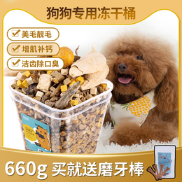 冻干桶装狗狗泰迪幼犬零食混合全家桶宠物零食补钙大礼包训犬奖励