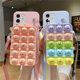 表情笑脸零钱包适用苹果15promax手机壳16pro斜挎iPhone14promax挂绳苹果13挂脖xs背带xr卡包12/11硅胶保护壳
