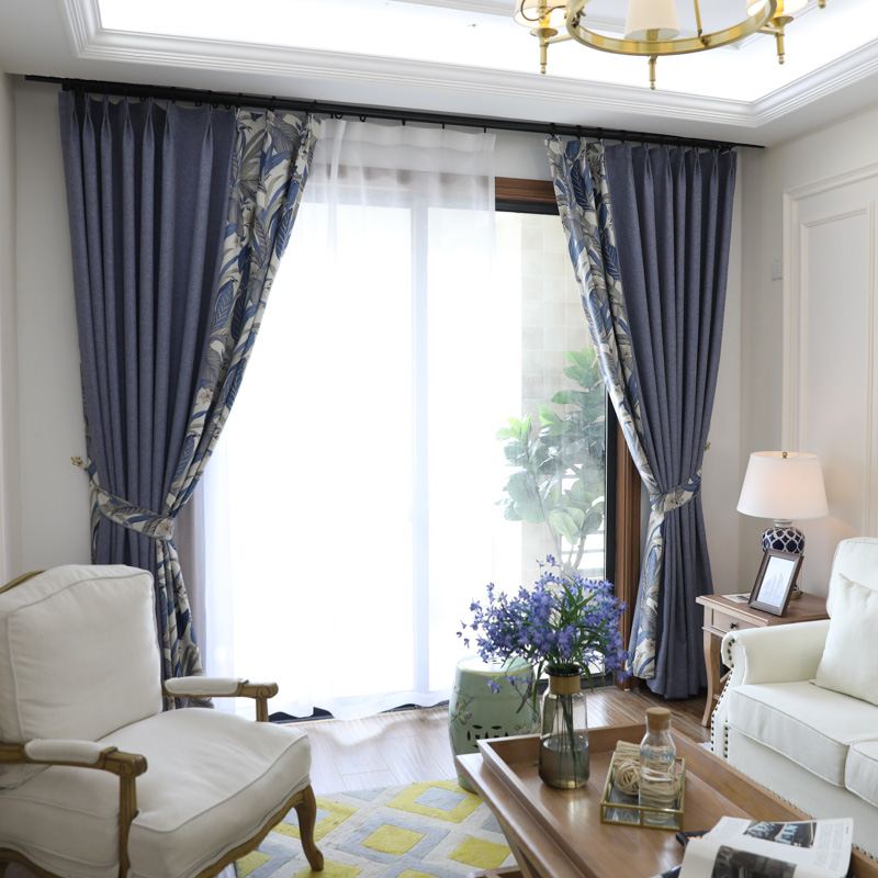 curtain finished product Simplicity modern shading thickening heat insulation Embroidery Mosaic technology finished product customized curtainin the Home Fabric , Curtains and curtain accessories , Custom curtains category - from Buy2taobao.com to provide professional Taobao agent buy service