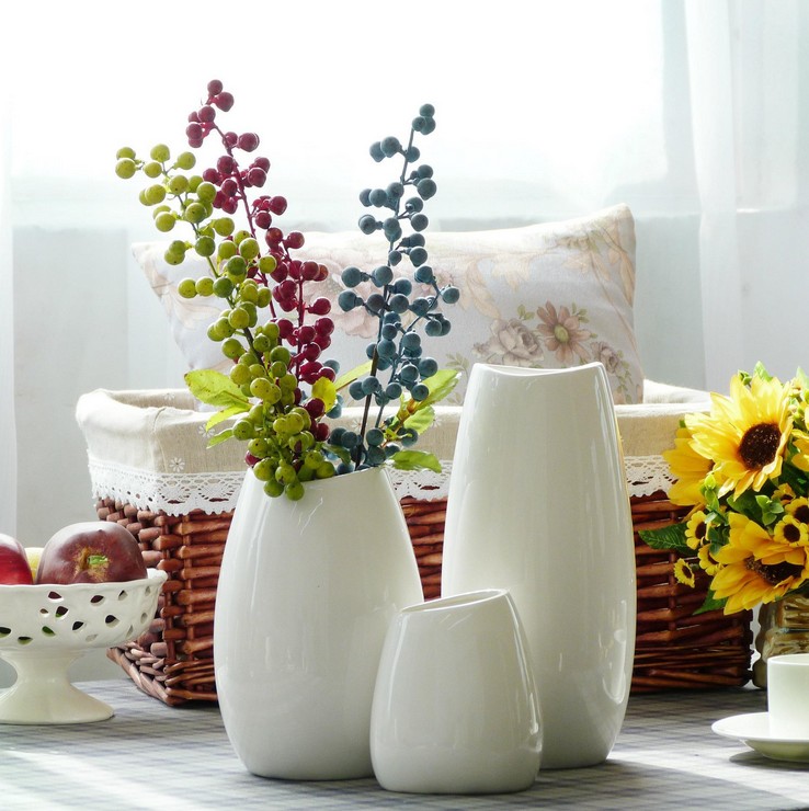 European style white ceramics vase Glass vase a living room Home Furnishing to ground ornament flower arrangement Decorationin the Home accessories , Vase/Flower/Artificial flowers/Imitation jewelry , Flower/Vase , Vase category - from Buy2taobao.com to provide professional Taobao agent buy service
