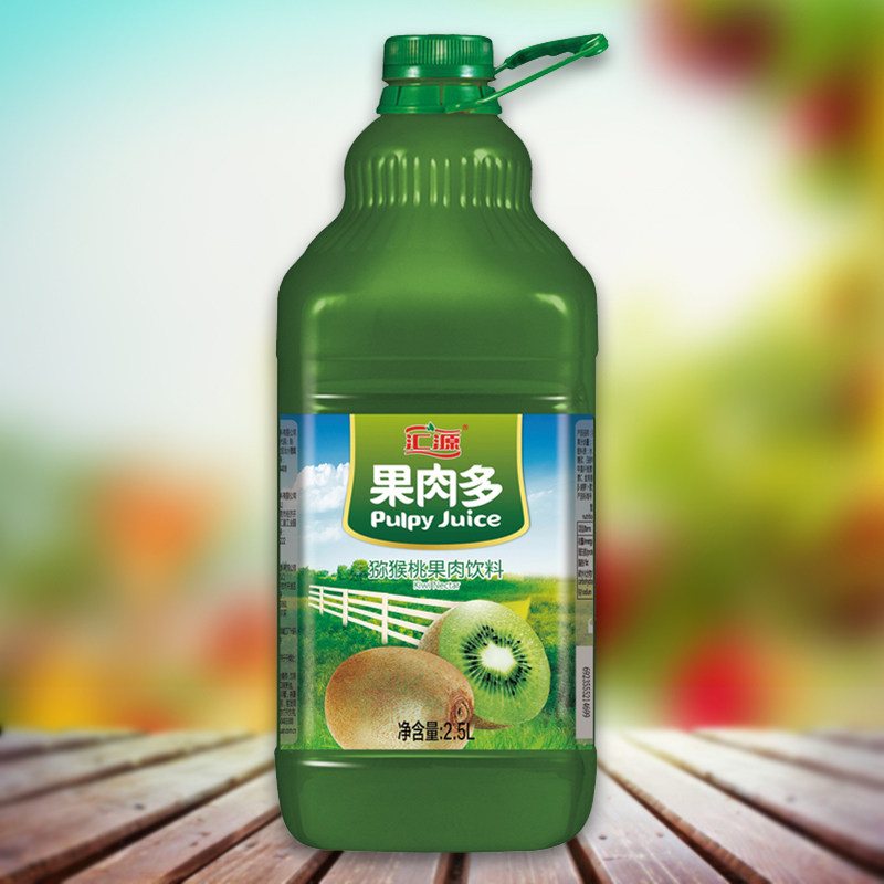 汇源果汁果益多猕猴桃汁果汁25ll桶果肉桃果汁饮料大瓶装