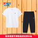 特步儿童速干套装夏季新款男童短袖t恤七分裤运动服童装男孩夏装