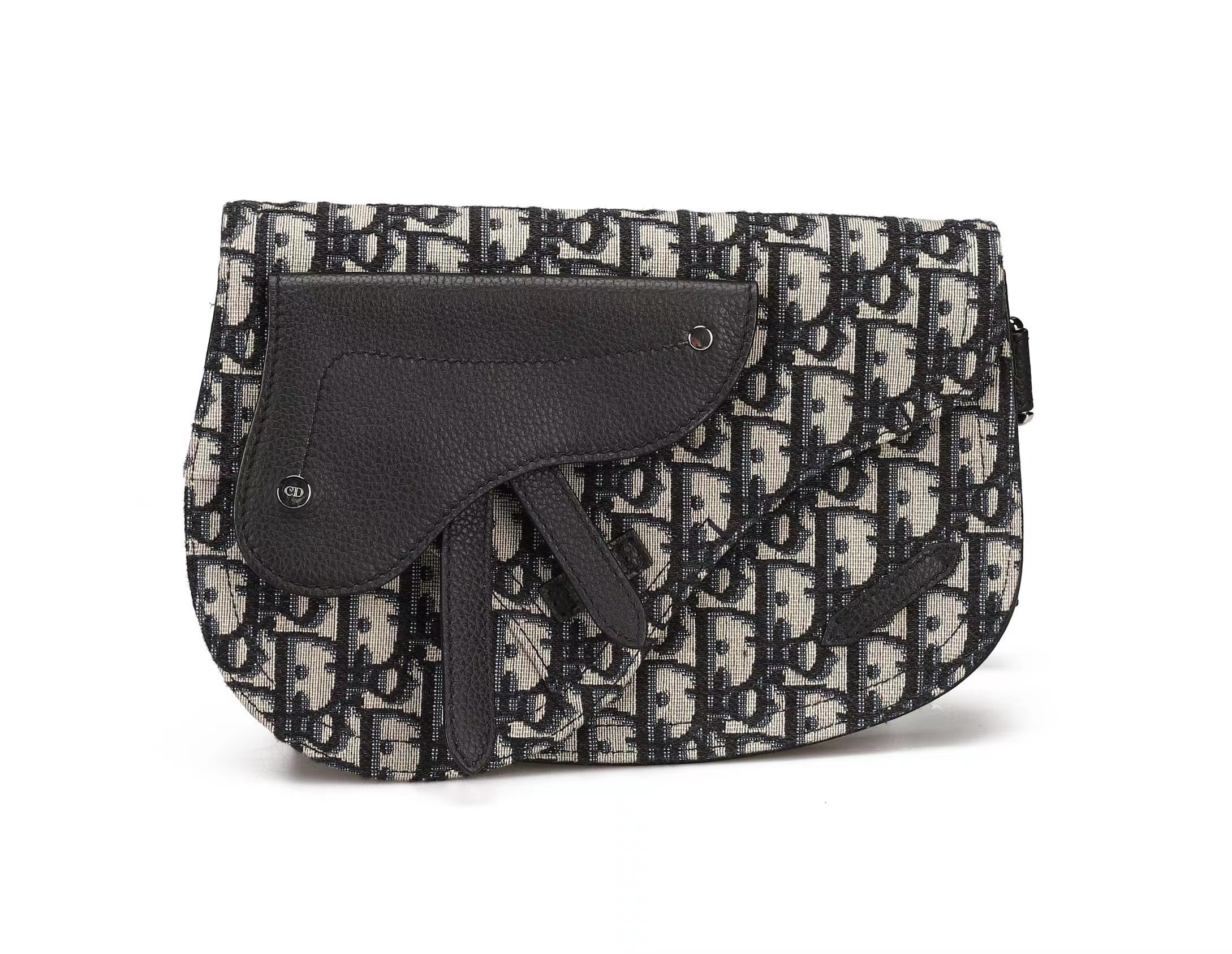 闲鱼优品 dior 迪奥 saddle 马鞍包 印花面料 女包 女士包包 98新