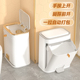 垃圾桶家用2023新款脚踏式带盖厨房客厅厕所卫生间大容量自动打包
