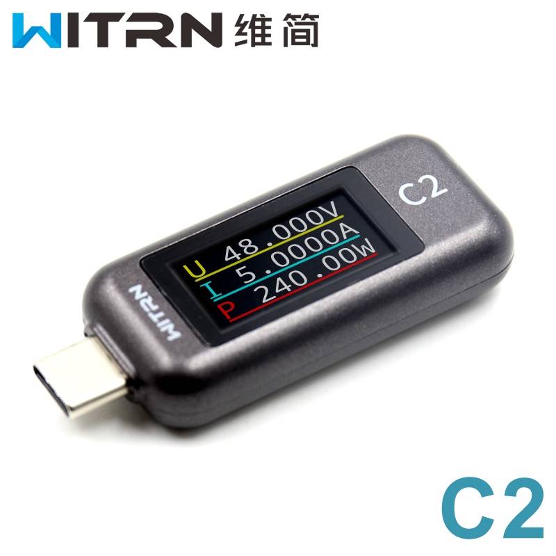WITRN维简C2测试仪USB电压电流表type-c直通PD3.1检测快充48vEPR|ruв категории автомобиль/товаров/аксессуары/переоснащение, автозапчасти, электрическая система, 车用电流表 - от Buy2taobao.com для оказания профессиональной услуги покупки агента Taobao