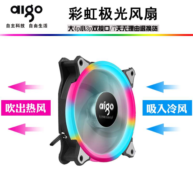 rgb12v台式極光電腦機箱風扇12cm日食變色led靜音散熱在類目 電腦硬件/顯示器/電腦周邊, 散熱器/風扇中 - 來自Buy2taobao.com提供專業的淘寶代購服務