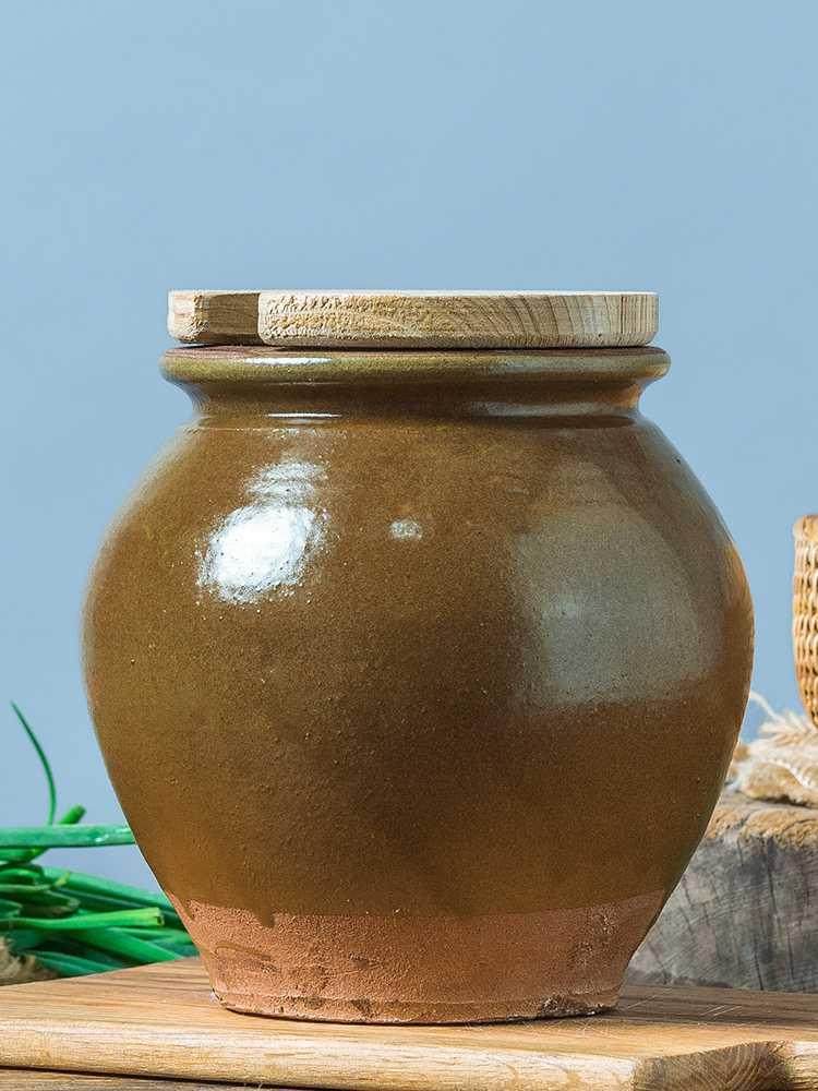 猪油四川瓷瓶家用土陶油缸调味油壶厨房加厚油壶