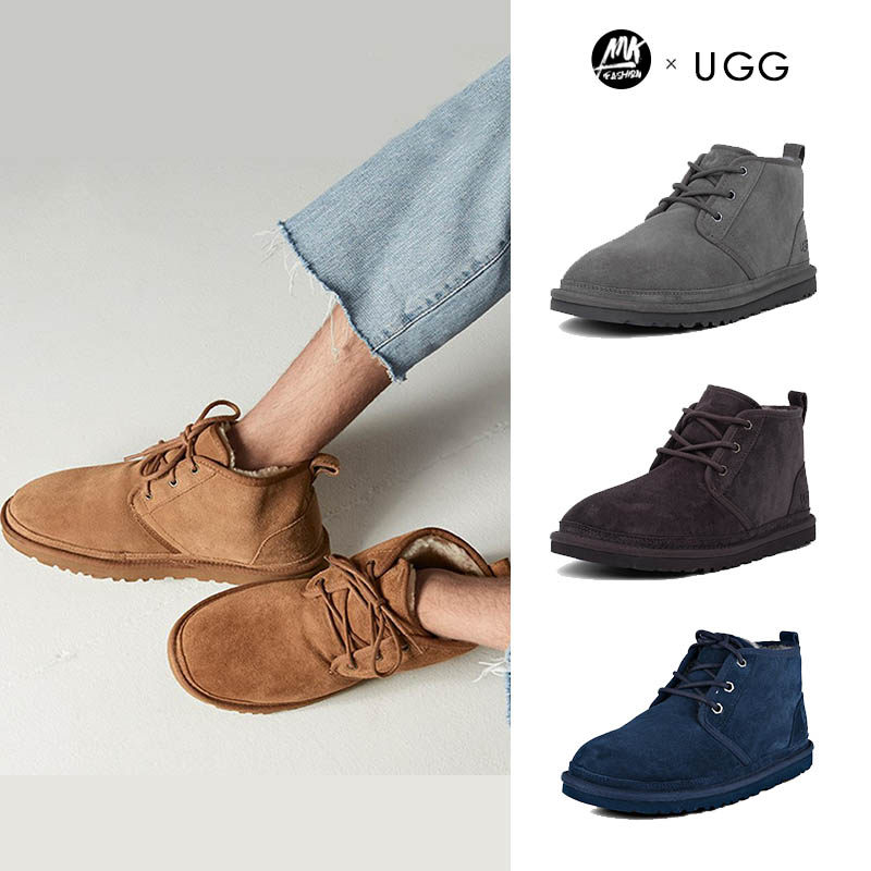 ugg男鞋秋冬季男士经典纽姆系列系带休闲保暖雪地靴3236集货