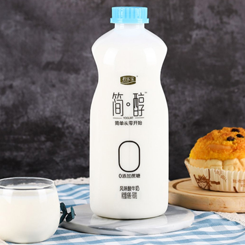 君乐宝简醇无糖酸奶 低0添加蔗酸牛奶简纯无脱脂早餐奶大瓶装脂