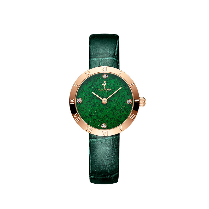 rorolove邂逅系列天然钻石手表女款时尚经典小绿表品牌女表送礼物
