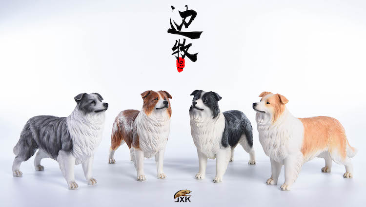 JXK品牌直销边牧仿真边境牧羊犬模