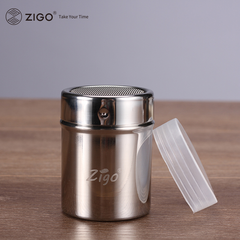 zigo不锈钢撒粉罐咖啡可可抹茶粉罐糖粉撒粉器胡椒粉瓶餐厅调料罐在类目 餐饮具, 咖啡器具, 配套器具中 - 来自Buy2taobao.com提供专业的淘宝代购服务