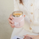 日本MOMO保温杯女士高颜值不锈钢杯子小巧便携水杯樱花外带咖啡杯